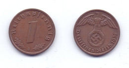 Germany 1 Reichspfennig 1938 A 3rd Reich - 1 Reichspfennig