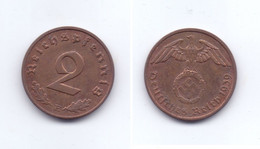 Germany 2 Reichspfennig 1939 E 3rd Reich - 2 Reichspfennig