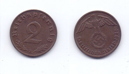 Germany 2 Reichspfennig 1940 E 3rd Reich - 2 Reichspfennig