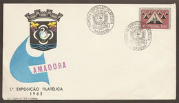 Portugal Cachet Commémoratif  Expo Philatelique Amadora Oeiras 1962 Event Postmark Stamp Expo - Postal Logo & Postmarks