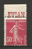 Type Semeuse N° 191 PUB EVIAN NEUF**  SANS CHARNIERE / MNH - Unused Stamps