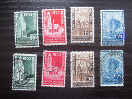 386/89 'Expo 1935' - Ongebruikt * En Gestempeld - Côte: 16,5 Euro - Ungebraucht