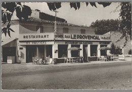 CPSM 13 - Mallemort - Pont Royal - Hôtel Restaurant Le Provençal - Mallemort