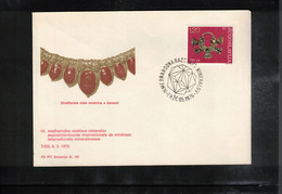 Jugoslawien / Yugoslavia 1976  IV.Exhibition Of Minerals Trzic Interesting Cover - Minéraux