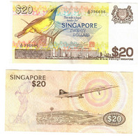 Singapore 20 Dollars 1979 VF "Sen" - Singapour