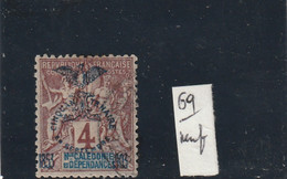 ///  FRANCE  ///    Nouvelle Calédonie N°  69 Surcharge Cinquantenaire Oblitéré - Used Stamps