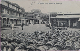 C. P. A. : GUYANE : CAYENNE : Vue Générale De La Douane,1916, Cachet Bureau De Recrutement De La Martinique, Commandant - Cayenne