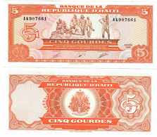 Haiti 5 Gourdes 1989 UNC - Haïti