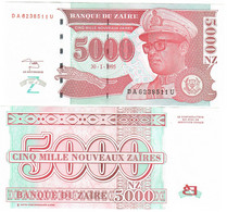 Zaire 5000 New Zaires 1995 UNC - Zaïre