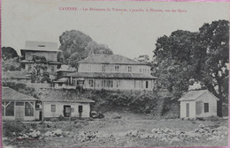 C. P. A. : GUYANE : CAYENNE : Les Bâtiments Du Trésor Et, à Gauche, La Douane, Vue Des Quais, En 1907 - Cayenne