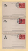 Suede - 1924 - Congres Postal - Lot De 3 Cartes - Lettres & Documents