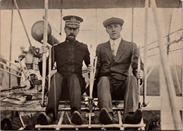 New York Long Island Garden City General Cornelius Vanderbilt And George Beatty In Wright Plane Circa 1910 - Long Island