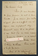 ● L.A.S Jean DELMOUR Acteur Début XXè - "Catherine De Russie" Korda - Lettre écrite De Londres - London - Paramount - Acteurs & Comédiens