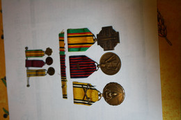 Très Belle Parure De Médailles WW2 Belges. - Belgium