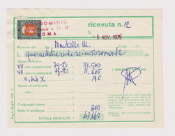 Italy Receipt Bill 1979 Italian 300Lire Marca Da Bollo, Revenue Fiscal Stamps, Ricevute Di Condominio (39505) - Fiscaux