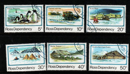 Ross Dependency SG 15-20 1982 Definitives,used - Oblitérés