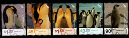 Ross Dependency SG 89-93 200 Emperor Penguins,minr Never Hinged - Unused Stamps