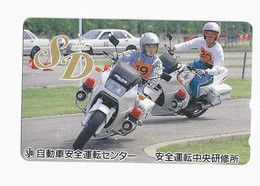 JAPON TELECARTE POLICE MOTO - Polizia