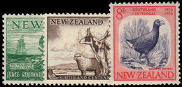 New Zealand 1956 Southland Centennial Lightly Mounted Mint. - Unused Stamps