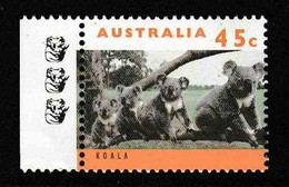 ⭕1994 - Australia Kangaroos & Koalas 'four Koalas' (3rd Reprint - 3 Koalas) - 45c Stamp MNH⭕ - Essais & Réimpressions