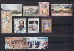 India 2022 Complete Year Collection Of 39v Commemorative Stamps + 5 Miniature Sheets MS, Set / Year Pack MNH - Ongebruikt