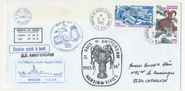 TAAF - Env. 0,70 Mouflons + 1,80 Sibex Biomas - St Martin De Vivies St Paul Ams - 36eme Mission + Divers 8/11/1985 - Lettres & Documents