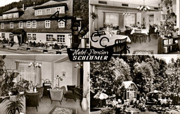 Willingen, Waldeck, Hotel Schlomer, Pension Schlömer Cca. 1964, Gasthaus, Garten, Germany - Waldeck