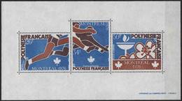 Polynésie - 1976 - JO De Montréal - Bloc N° 3 - Neuf ** - MNH - Blocs-feuillets