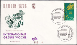 BERLIN 1976 Mi-Nr. 516 FDC - 1971-1980