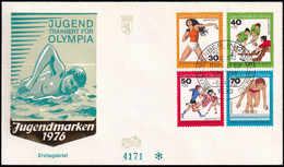 BERLIN 1976 Mi-Nr. 517/20 FDC - 1971-1980