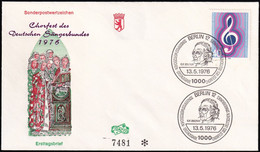 BERLIN 1976 Mi-Nr. 522 FDC - 1971-1980