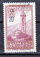 Andorre  46 Oblitéré Engolaster Chapelle  1935 Used TB  Cote 19 - Used Stamps