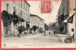 CPA 42 SAINT GERMAIN LAVAL St Entrée De La Ville La Genétine 1906 - Saint Germain Laval