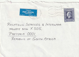 Norway Cover South Africa - 1991 1969 -  King Olav V - Lettres & Documents