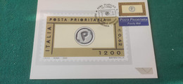 2000 Posta Prioritaria 10/1/2000 Roma - 1991-00: Storia Postale