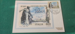 2000 Tosca Centenario Prima Rappresentazione 14/1/2000 Roma - 1991-00: Storia Postale