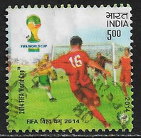 India - Mundial Futbol 2014 - Año2014 - Catalogo Yvert N.º 2579 - Usado - - Usati