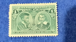 KANADA-1908--..1C.  DAMGASIZ - Used Stamps