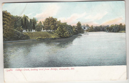 C2613) ANNAPOLIS - Md. - College Creek - Looking West From Bridge OLD ! - Annapolis