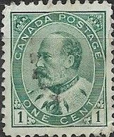 CANADA 1903 King Edward VII - 1c. - Green FU - Used Stamps