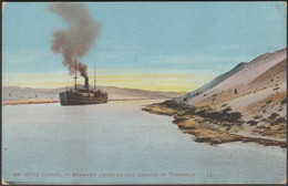 Steamer Crossing The Trench Of Toussoun, Suez Canal, C.1910 - Lévy Postcard LL54 - Ismailia