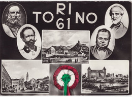 19098 " TORINO 61 "-VERA FOTO-CART. POST. SPED. 1961 - Exposiciones