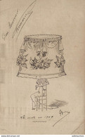 Delcampe - LA MODE EN 1909 ILLUSTRATEUR ART NOUVEAU FEMME GRAND CHAPEAU - Mode