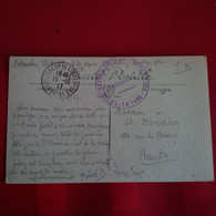 CACHET MILITARIA 19 ESCADRON DU TRAIN DES EQUIPAGES TM 1400 ST CLOUD - War 1914-18