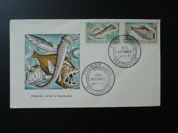 FDC Poissons Fish Fete Nationale Congo 1961 - FDC