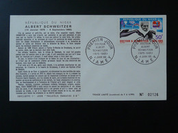 FDC Albert Schweitzer Niger 1966 - Albert Schweitzer