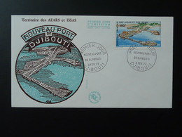 FDC Port De Djibouti Afars Et Issas 1972 - Storia Postale