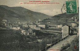 LE CHEYLARD SUR LE CONFLUENT DE L'ERIEUX ET DE LA DORNE VUE GENERALE 1911 - Le Cheylard