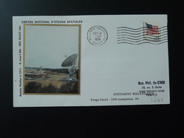 Lettre Cover Espace Space CNES NASA Station De Wallops Island USA 1978 - Amérique Du Nord