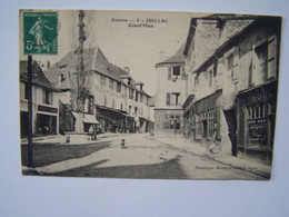 JUILLAC. CORREZE. LES COMMERCES. LES MAGASINS. GRAND'PLACE. - Juillac